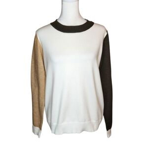 NEW Pink Martini The Mia Sweater Colorblock Size Small